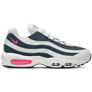 Nike �i�C�L �����Y �X�j�[�J�[ �yNike Air Max 95 Marine Day Blue�z �T�C�Y US_9(27.0cm) White/Pink Blast-Midnight Navy