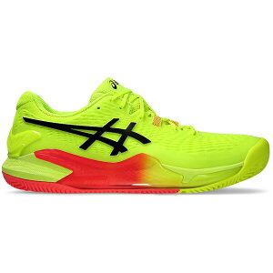 ASICS �A�V�b�N�X �����Y �X�j�[�J�[ �yASICS Gel-Resolution 9 Clay Paris�z �T�C�Y US_11(29.0cm) Safety Yellow/Black