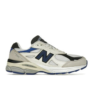 New Balance �j���[�o�����X �����Y �X�j�[�J�[ �yNew Balance 990v3 MiUSA White Blue�z �T�C�Y US_M_4 White/Blue