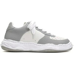 Maison Mihara Yasuhiro �~�n�����X�q�� �����Y �X�j�[�J�[ �yMaison Mihara Yasuhiro Wayne OG Sole Embossed Leather Low Grey White�z �T�C�Y US_M_4 Grey/White