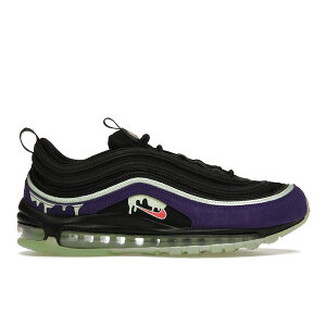 Nike �i�C�L �����Y �X�j�[�J�[ �yNike Air Max 97 Slime Halloween (2020)�z �T�C�Y US_7.5(25.5cm) Black/Court Purple-Flash Crimson