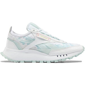 Reebok ���[�{�b�N �����Y �X�j�[�J�[ �yReebok Classic Leather Legacy Hot Ones�z �T�C�Y US_11.5(29.5cm) White/Light Blue