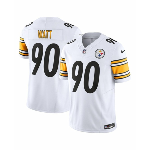 ナイキ メンズ Tシャツ トップス Men's Watt White Pittsburgh Steelers Vapor Limited Jersey White
