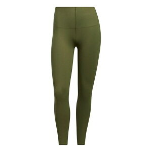 adidas AfB_X fB[X Xj[J[ y(WMNS) adidas Elv Yoga Fl 78t Casual Sports Tight Gym Pants/Trousers/Joggers Military Green GM2755z TCY US_W_M