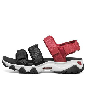 Skechers XPb`[Y fB[X Xj[J[ y(WMNS) Skechers D'Lites 2.0 Sandals Black/Red/White 66666284-BKRDz TCY US_5(22.0cm)