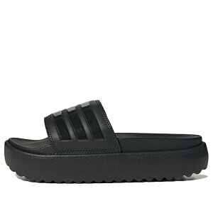 adidas AfB_X fB[X Xj[J[ y(WMNS) adidas Adilette Platform Slide 'Triple Black' HQ6179z TCY US_9(26.0cm)