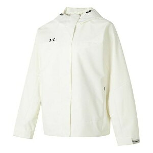 Under Armour A_[A[}[ fB[X Xj[J[ y(WMNS) Under Armour Solid Color Outdoor Training Fitness Woven Jacket 'White Black' 23600402-101z TCY US_W_XXXL
