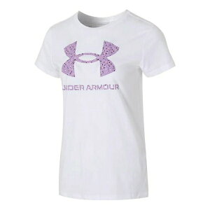 Under Armour A_[A[}[ fB[X Xj[J[ y(WMNS) Under Armour Sportstyle Graphic T-Shirt 'White Purple' 1356305-108z TCY US_W_L