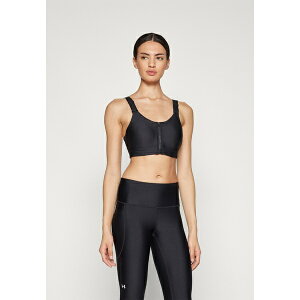 A_[A[}[ fB[X tBbglX X|[c HIGH ZIP BRA - High support sports bra - black
