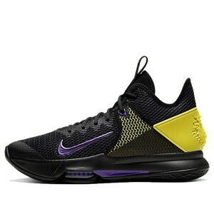 Nike �i�C�L �����Y �X�j�[�J�[ ���u���� �yNike LeBron Witness 4 EP 'Lakers Black' CD0188-004�z �T�C�Y US_10.5(28.5cm)