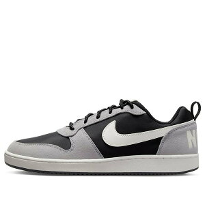 Nike �i�C�L �����Y �X�j�[�J�[ �yNike Court Borough Low Premium 'Black Grey Sail' 844881-005�z �T�C�Y US_8.5(26.5cm)