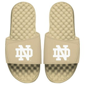 アイスライド メンズ サンダル シューズ Notre Dame Fighting Irish ISlide Dune Mantra Slide Sandals Tan