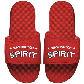 アイスライド メンズ サンダル シューズ Washington Spirit ISlide Wordmark Logo Slide Sandals Red