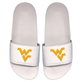 アイスライド メンズ サンダル シューズ West Virginia Mountaineers ISlide Primary Logo Motto Slide Sandals White