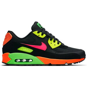 Nike �i�C�L �����Y �X�j�[�J�[ �yNike Air Max 90 Tokyo Neon�z �T�C�Y US_7(25.0cm) Black/Racer Pink-Hyper Crimson-Green Strike-Volt