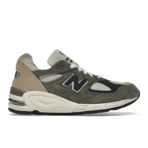 New Balance �j���[�o�����X �����Y �X�j�[�J�[ �yNew Balance 990v2 MiUSA Grey Tan�z �T�C�Y US_9(27.0cm) Grey/Tan