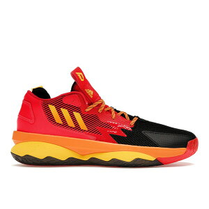 adidas �A�f�B�_�X �����Y �X�j�[�J�[ �yadidas Dame 8 Mr. Incredible�z �T�C�Y US_8(26.0cm) Core Black/Team Yellow/Vivid Red