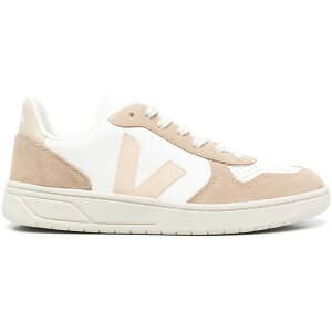 Veja ���F�W�� �����Y �X�j�[�J�[ �yVeja V-10 Chromefree Leather White Sable Sahara�z �T�C�Y EU_40(25.0cm) White/Sable/Sahara