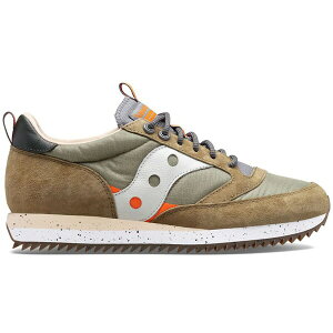 Saucony �T�b�J�j�[ �����Y �X�j�[�J�[ �ySaucony Jazz 81 Peak Premium British Khaki�z �T�C�Y US_9.5(27.5cm) Khaki/British Khaki/White/Orange