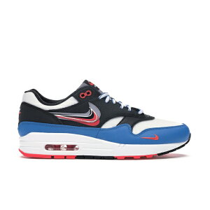Nike �i�C�L �����Y �X�j�[�J�[ �yNike Air Max 1 Time Capsule Pack�z �T�C�Y US_9.5(27.5cm) Black/Cement Grey-Imperial Blue