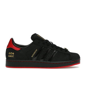 adidas �A�f�B�_�X �����Y �X�j�[�J�[ �yadidas Superstar II Atlanta 404 Day!�z �T�C�Y US_10(28.0cm) Core Black/Red/Gold Metallic