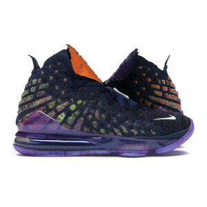 Nike �i�C�L �����Y �X�j�[�J�[ �yNike LeBron 17 Monstars�z �T�C�Y US_M_13 Navy Heather/Multi-Color-Black