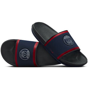 Nike �i�C�L �����Y �X�j�[�J�[ �yNike Offcourt Slide Paris Saint-Germain�z �T�C�Y US_M_14 Midnight Navy/Dark Smoke Grey/University Red