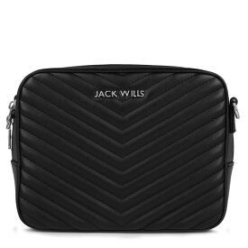 【送料無料】 ジャック ウィルス レディース ショルダーバッグ バッグ Quilted Camera Bag Black