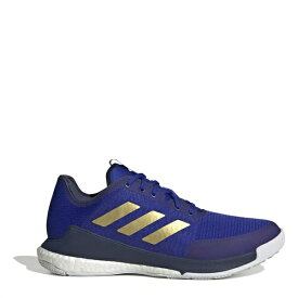 【送料無料】 アディダス メンズ スニーカー シューズ Crazyflight Mens Indoor Court Trainers Blue/Gold/Navy