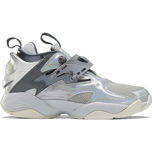 Reebok [{bN Y Xj[J[ yReebok Pump Court JuunJ Greyz TCY US_12(30.0cm) Grey/Silver-Chalk