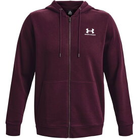 【送料無料】 アンダーアーマー メンズ パーカー・スウェットシャツ アウター Armour Essential Fleece Full Zip Hoodie Mens Purple