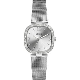 【送料無料】 ゲス レディース 腕時計 アクセサリー Ladies Guess Tapestry Watch Silver