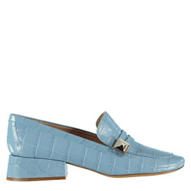 【送料無料】 マルベリー レディース ヒール シューズ Slip On Low Heel Loafers Blue 11000