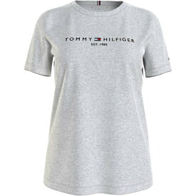 【送料無料】 トミー ヒルフィガー レディース Tシャツ トップス Essential T Shirt LGHTGREYHTR PKH