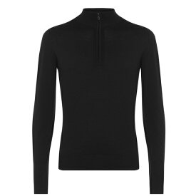 【送料無料】 ジョンスメドレー メンズ パーカー・スウェットシャツ アウター Barrow Zipped Top Black