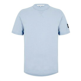 【送料無料】 カルバンクライン メンズ Tシャツ トップス Badge T-Shirt Iceland DAR