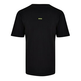 【送料無料】 ボス メンズ Tシャツ トップス Teeos T Shirt Black 002