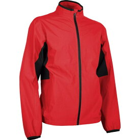 サンマウンテン メンズ ジャケット＆ブルゾン アウター Sun Mountain Men's Monsoon Jacket Red/Black