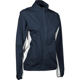 サンマウンテン レディース ジャケット＆ブルゾン アウター Sun Mountain Women's Monsoon Golf Jacket Navy/White