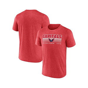 �t�@�i�e�B�N�X �����Y �V���c �g�b�v�X Men's Heathered Red Washington Capitals Prodigy Performance T-shirt Heathered Red