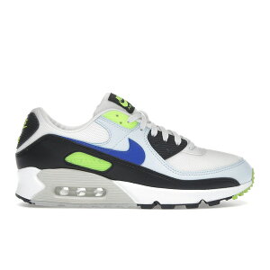 Nike �i�C�L ���f�B�[�X �X�j�[�J�[ �yNike Air Max 90 White Blue Tint Volt (Women's)�z �T�C�Y US_8(25.0cm) Summit White/Volt/Blue Tint/Racer Blue