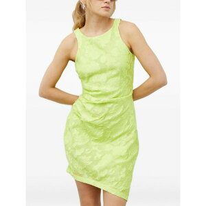 �f�C�E�r���Q�[���E�G�E�~�b�P���Z�� ���f�B�[�X �����s�[�X �g�b�v�X Floral-jacquard sleeveless dress Green