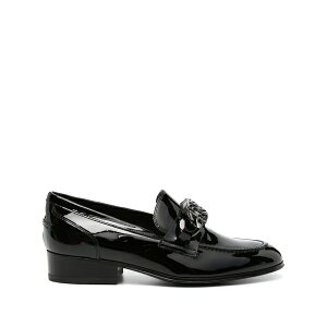 �J�T�f�B ���f�B�[�X �X���b�|���E���[�t�@�[ �V���[�Y Buckle-embellished patent leather loafers Black