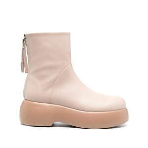 �G�[�W�[�G�� ���f�B�[�X �u�[�c �V���[�Y Nancy rear zip-fastening boots Neutrals