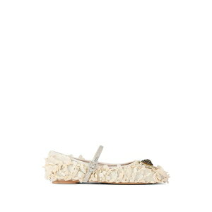 �J�[�g�W�F�C�K�[�����h�� ���f�B�[�X �T���_�� �V���[�Y Floral buckle strap ballet flats Neutrals