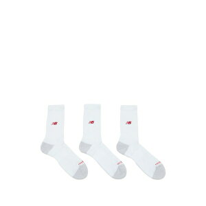 �j���[�o�����X �����Y �C�� �A���_�[�E�F�A Active premium logo-embroidered socks (set of three) White
