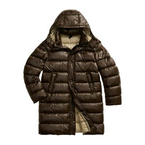 �u���E�A�[ �����Y �R�[�g �A�E�^�[ Carver hooded puffer coat Brown