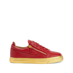 �W���[�b�y�U�m�b�e�B �����Y �X�j�[�J�[ �V���[�Y Frankie double-zip low-top sneakers Red