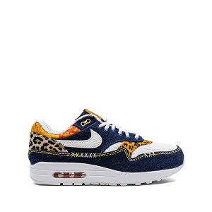 �i�C�L �����Y �X�j�[�J�[ �V���[�Y Air max 1 prm denim leopard sneakers Blue