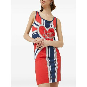 ���u ���X�L�[�m ���f�B�[�X �����s�[�X �g�b�v�X Heart-print mini dress Red